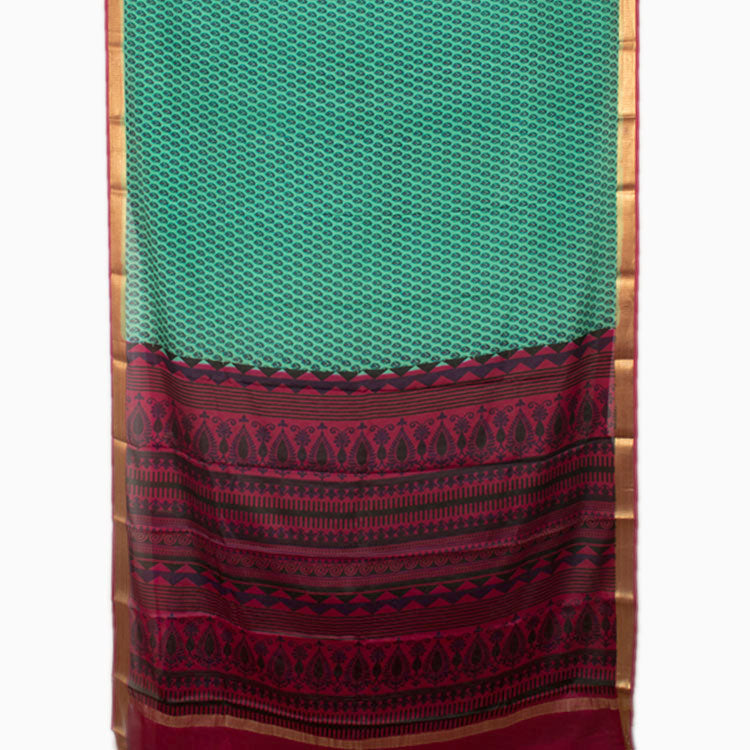Printed Mysore Crepe Silk Saree 10052541