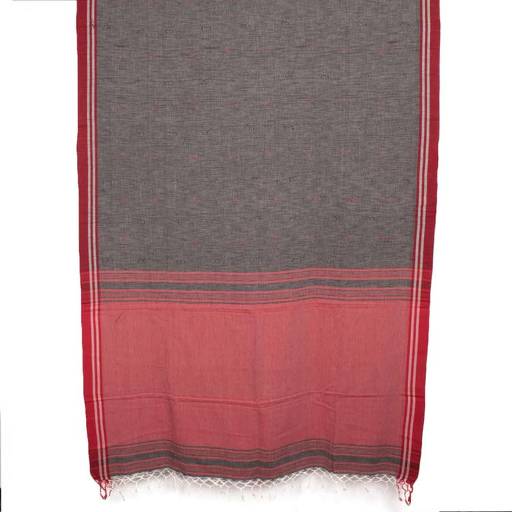 Kantha Embroidered Cotton Saree 10014923