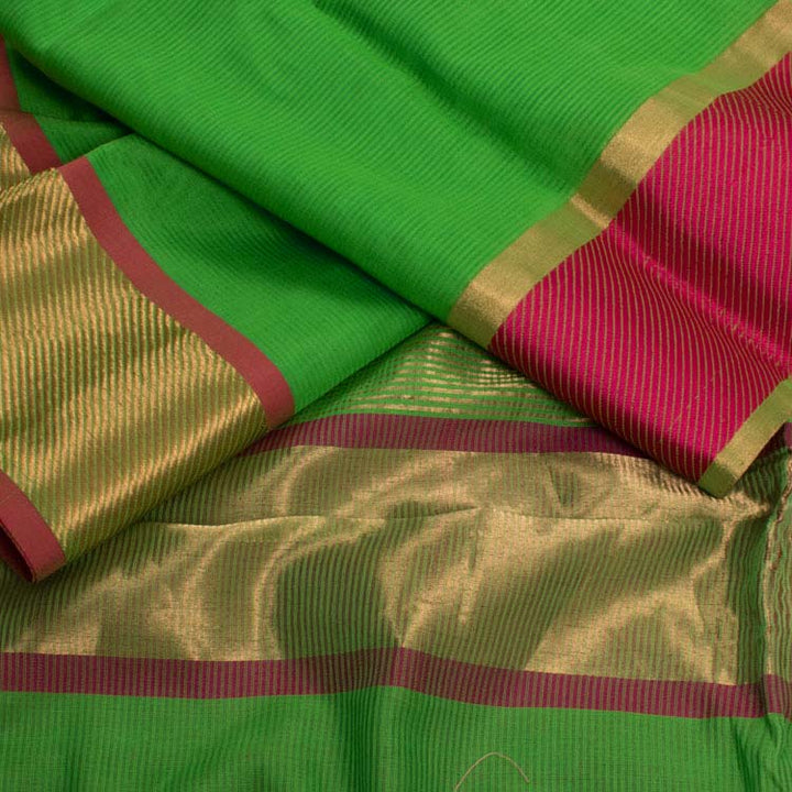 Handloom Maheshwari Silk Cotton Saree 10041699