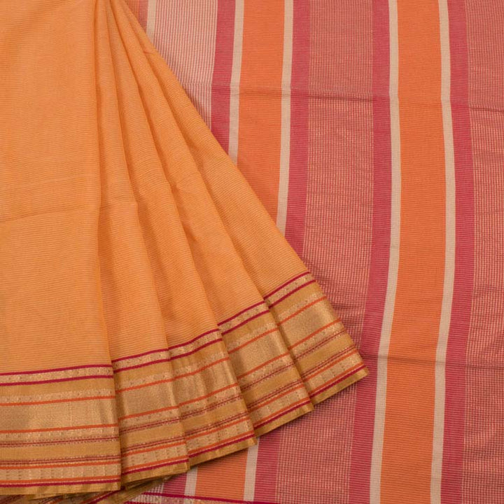 Handloom Maheshwari Silk Cotton Saree 10041701