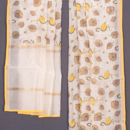 Fancy Printed Chanderi Silk Cotton Dupatta 10016716