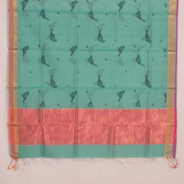Fancy Printed Chanderi Silk Cotton Dupatta 10021868