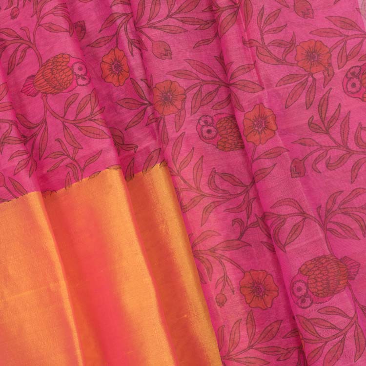 Fancy Printed Chanderi Silk Cotton Dupatta 10021875