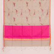 Fancy Printed Chanderi Silk Cotton Dupatta 10021878