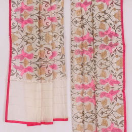 Fancy Printed Chanderi Silk Cotton Dupatta 10021886