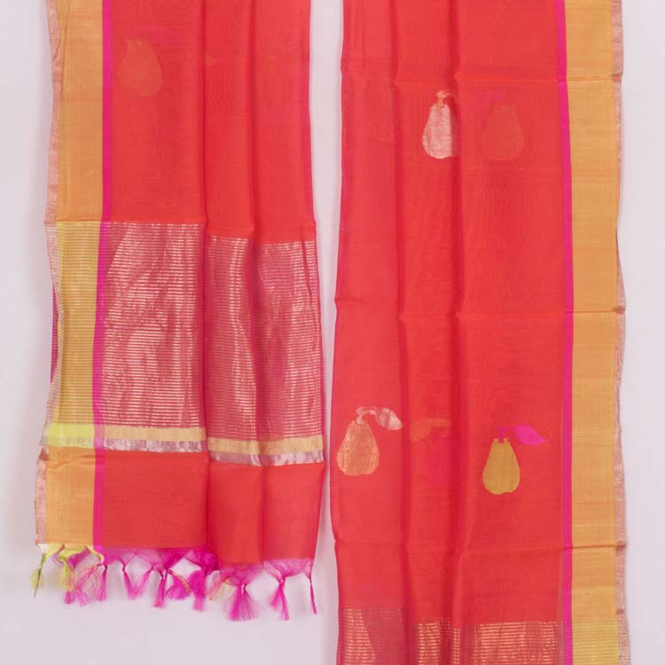 Handloom Chanderi Silk Cotton Dupatta 10021887