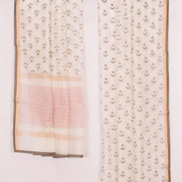 Fancy Printed Chanderi Silk Cotton Dupatta 10029383
