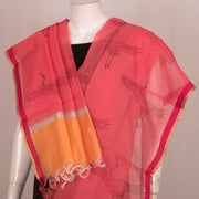 Fancy Printed Chanderi Silk Cotton Dupatta 10029394