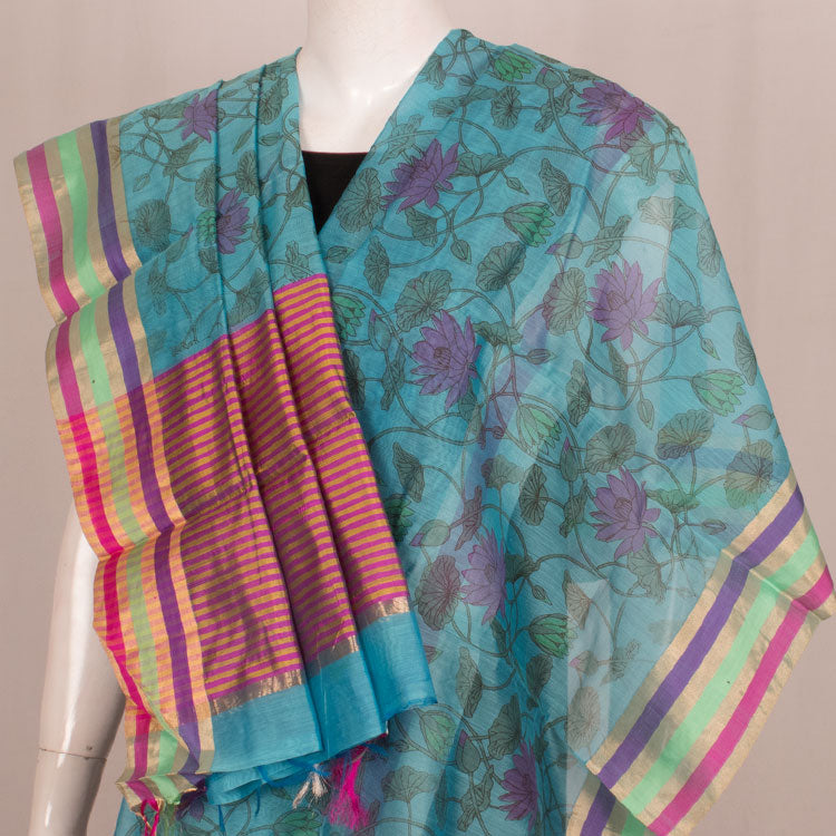 Fancy Printed Chanderi Silk Cotton Dupatta 10045878