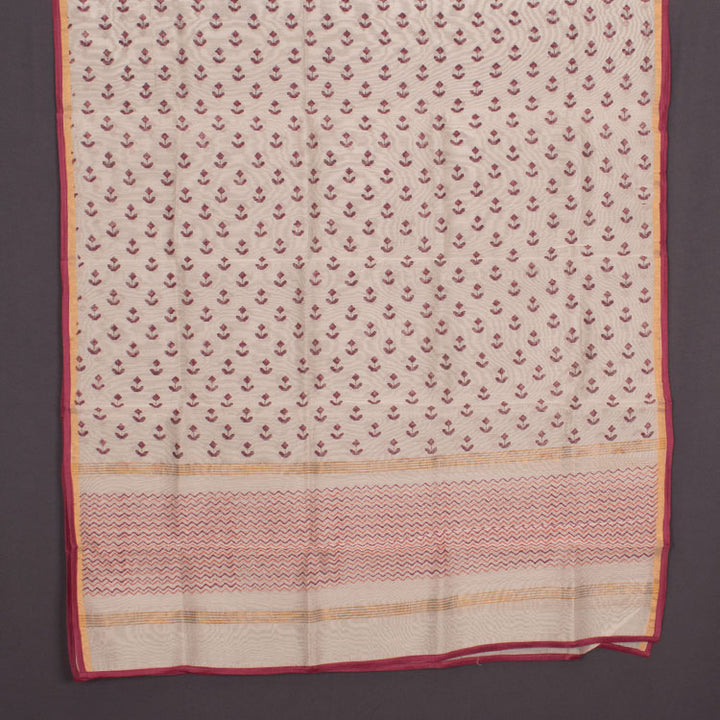 Fancy Printed Chanderi Silk Cotton Dupatta 10045921
