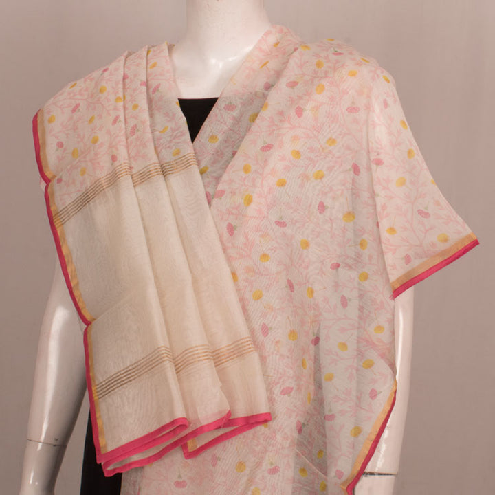 Fancy Printed Chanderi Silk Cotton Dupatta 10045926