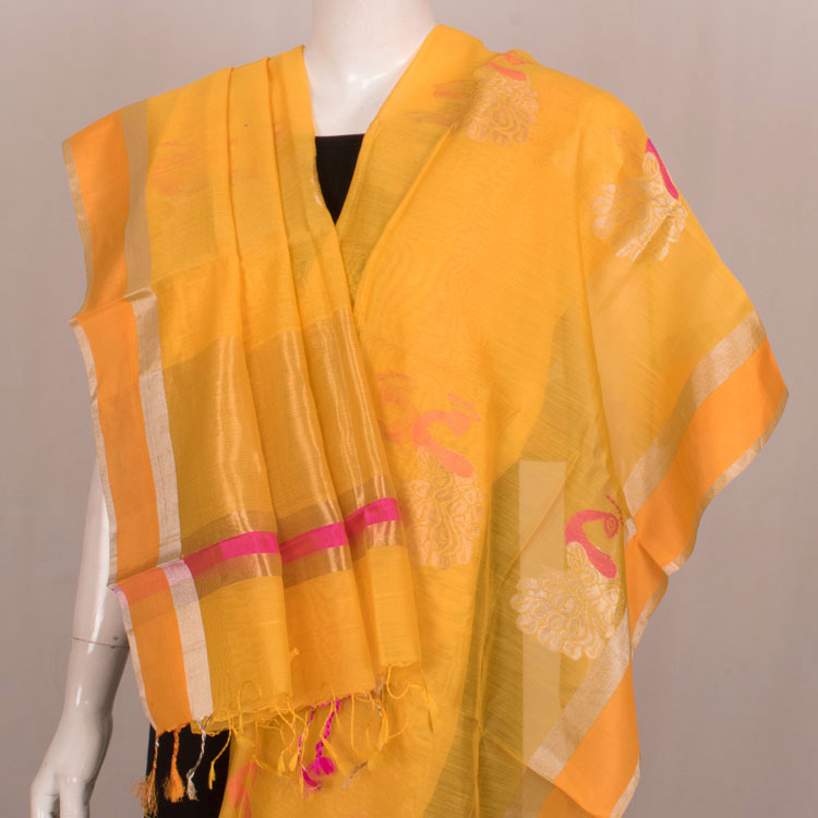 Handloom Chanderi Silk Cotton Dupatta 10045935