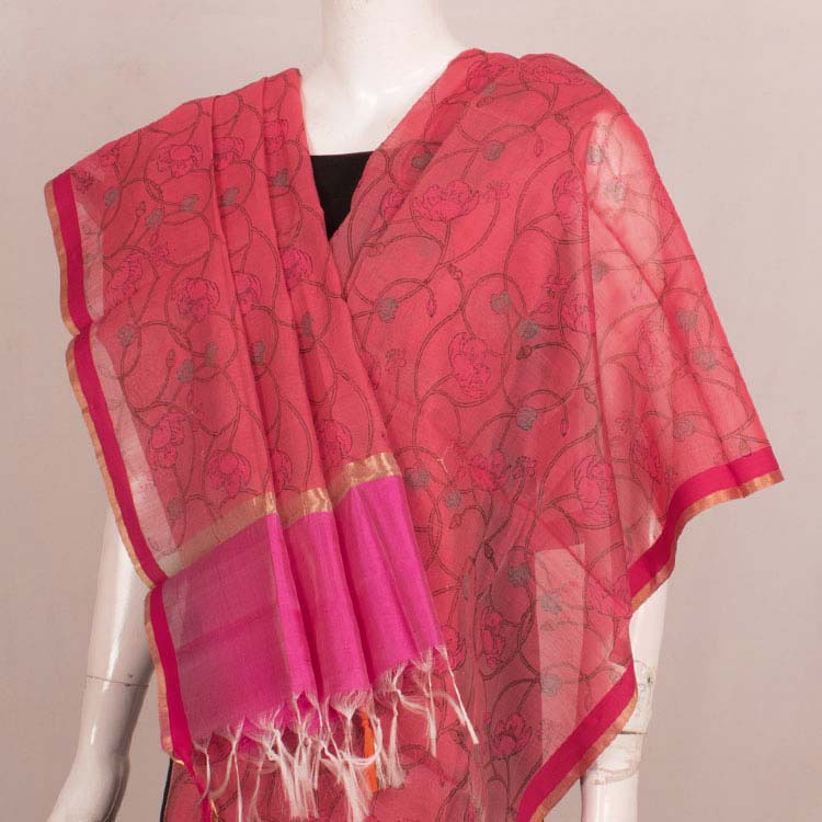 Fancy Printed Chanderi Silk Cotton Dupatta 10045950