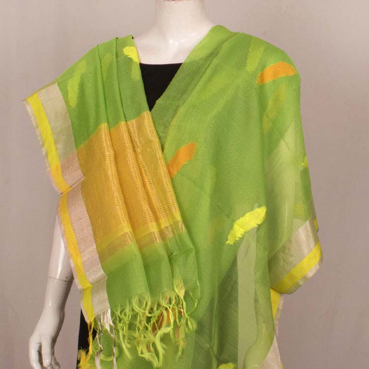 Handloom Chanderi Silk Cotton Dupatta 10045952