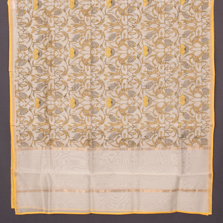 Fancy Printed Chanderi Silk Cotton Dupatta 10046011