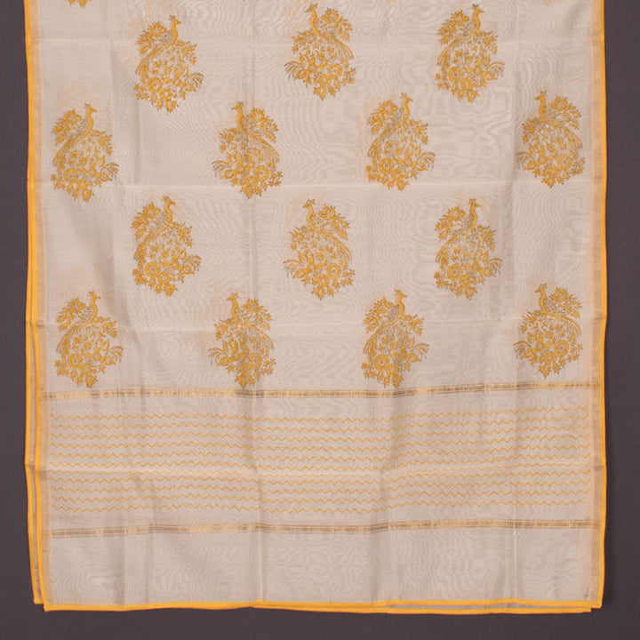 Fancy Printed Chanderi Silk Cotton Dupatta 10046013