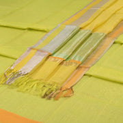 Handloom Chanderi Silk Cotton 2 pc Salwar Suit Material 10005836