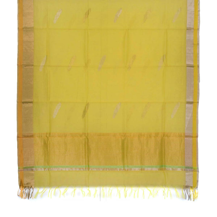 Handloom Chanderi Silk Cotton 2 pc Salwar Suit Material 10005836