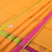 Handloom Chanderi Silk Cotton 2 pc Salwar Suit Material 10021965