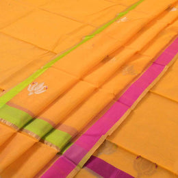 Handloom Chanderi Silk Cotton 2 pc Salwar Suit Material 10021965