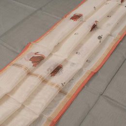 Printed Chanderi Silk Cotton 2 pc Salwar Suit Material 10041800