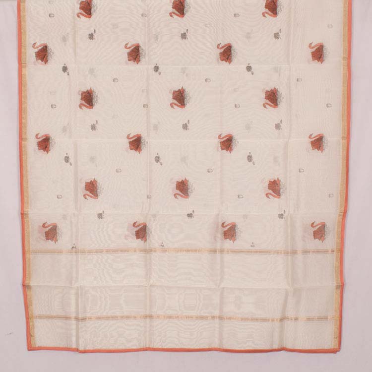Printed Chanderi Silk Cotton 2 pc Salwar Suit Material 10041800