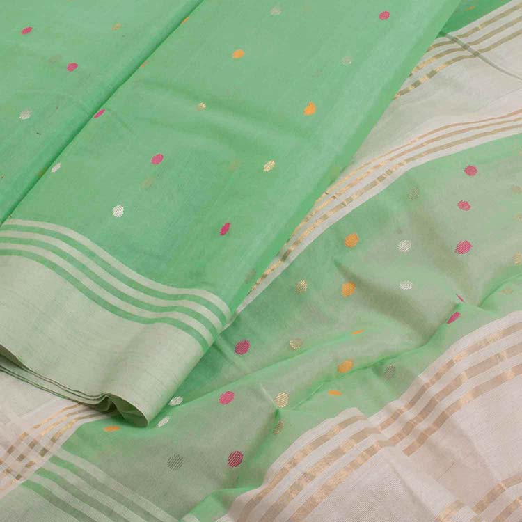 Handloom Chanderi Silk Cotton Saree 10020755
