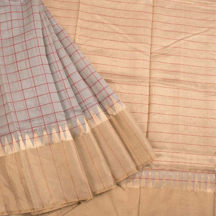 Handloom Chanderi Silk Cotton Saree 10020766