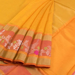 Handloom Chanderi Silk Cotton Saree 10020779
