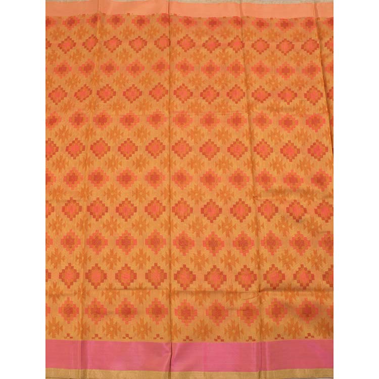 Printed Handloom Chanderi Silk Cotton Saree 10022902