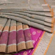 Handloom Chanderi Silk Cotton Saree 10025511