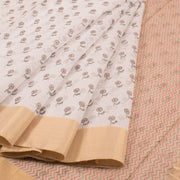 Printed Handloom Chanderi Silk Cotton Saree 10034819