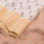 Printed Handloom Chanderi Silk Cotton Saree 10034819