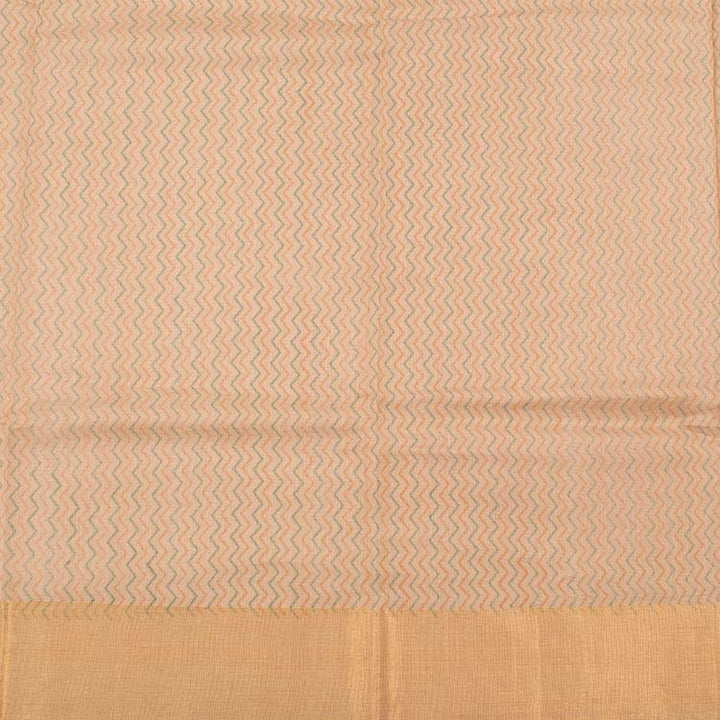 Printed Handloom Chanderi Silk Cotton Saree 10034824