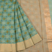 Printed Handloom Chanderi Silk Cotton Saree 10034824