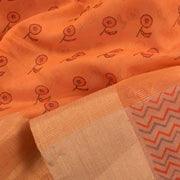 Printed Handloom Chanderi Silk Cotton Saree 10034826