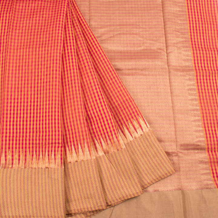 Handloom Chanderi Silk Cotton Saree 10034845