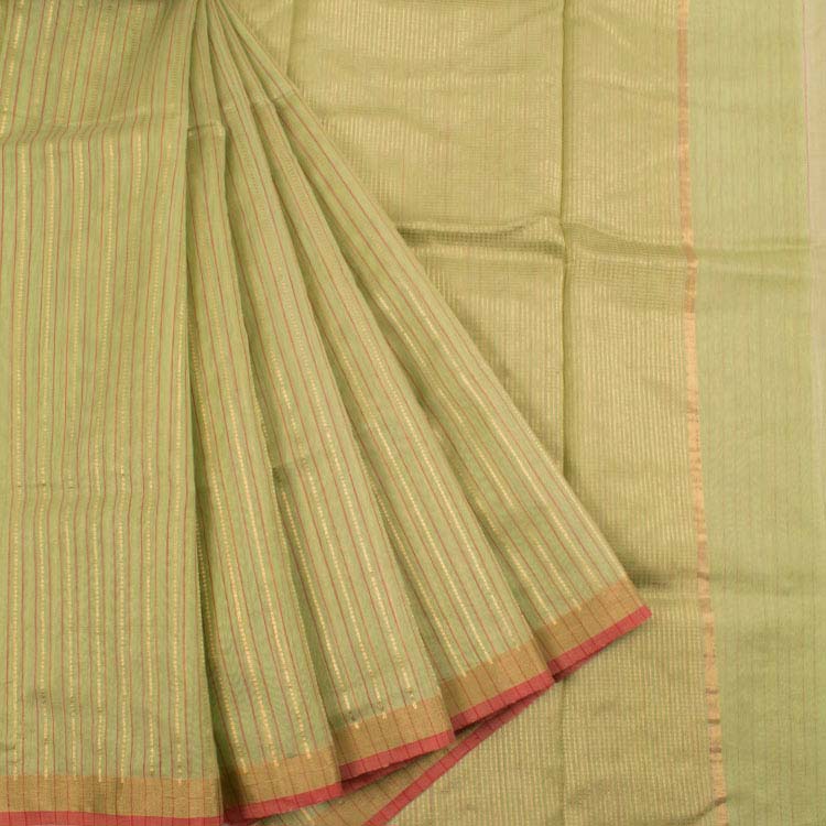 Handloom Chanderi Silk Cotton Saree 10034848