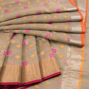 Handloom Chanderi Silk Cotton Saree 10034854