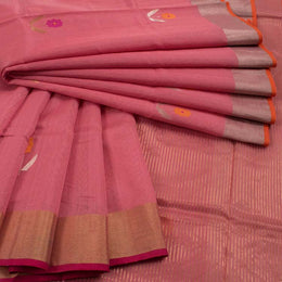 Handloom Chanderi Silk Cotton Saree 10038833