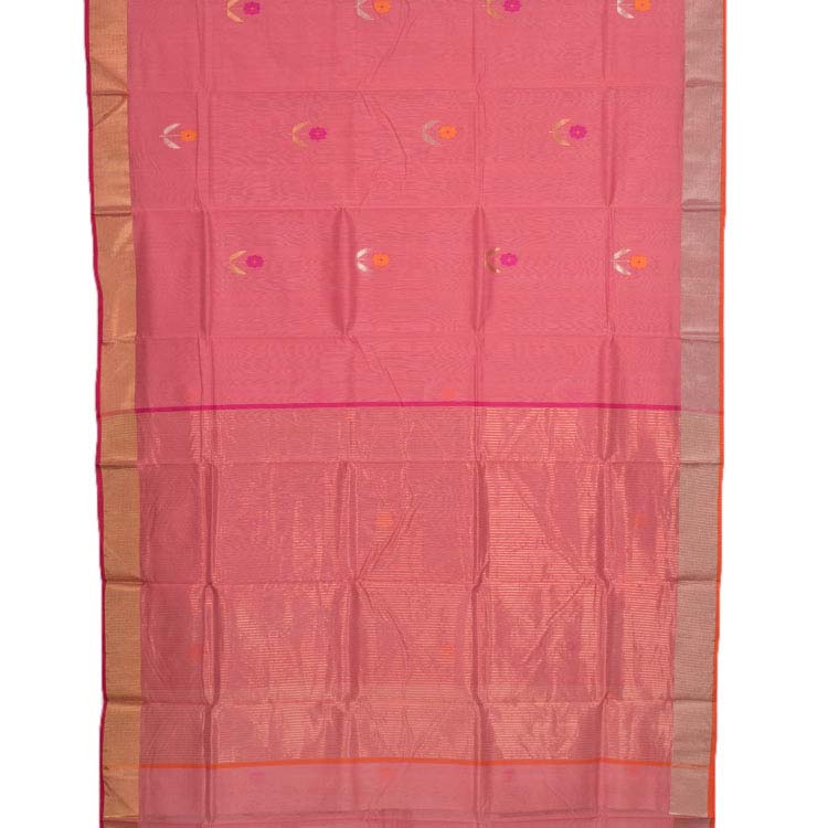 Handloom Chanderi Silk Cotton Saree 10038833