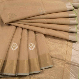 Handloom Chanderi Silk Cotton Saree 10038834