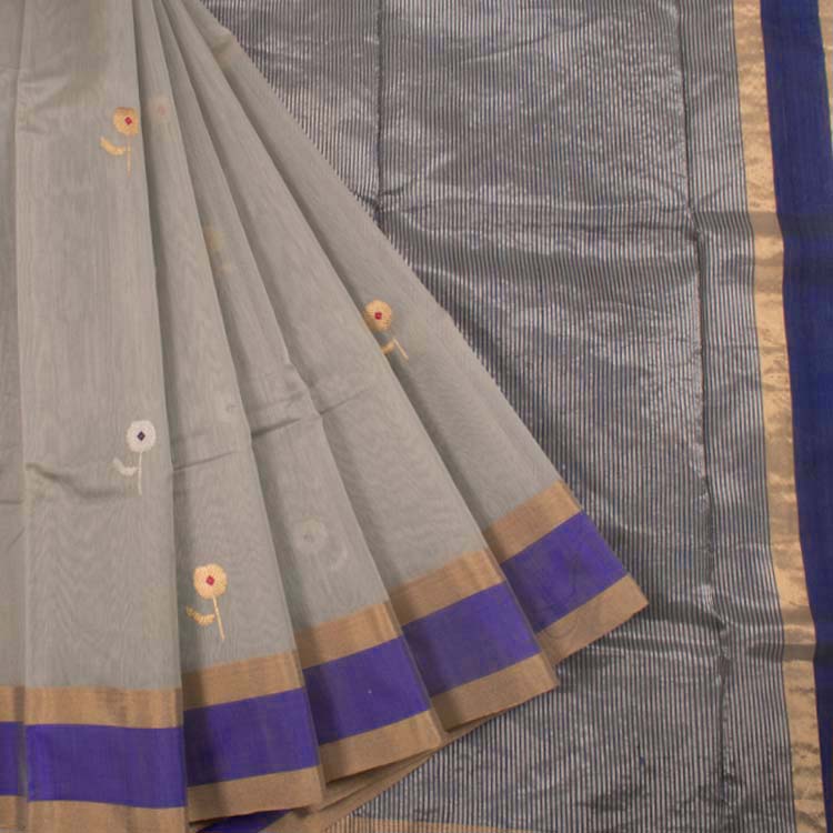 Handloom Chanderi Silk Cotton Saree 10038845