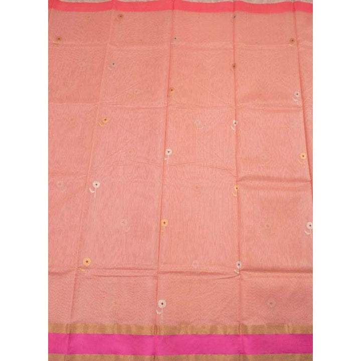 Handloom Chanderi Silk Cotton Saree 10038849