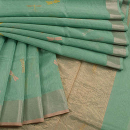 Handloom Chanderi Silk Cotton Saree 10045213