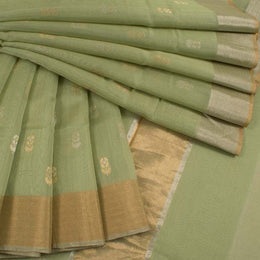 Handloom Chanderi Silk Cotton Saree 10045219