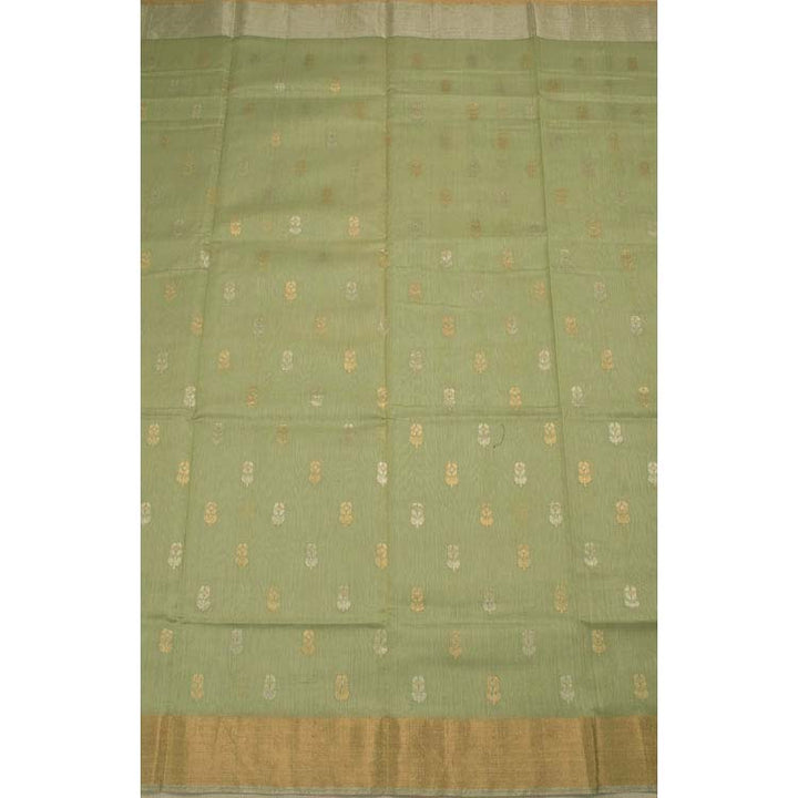 Handloom Chanderi Silk Cotton Saree 10045219