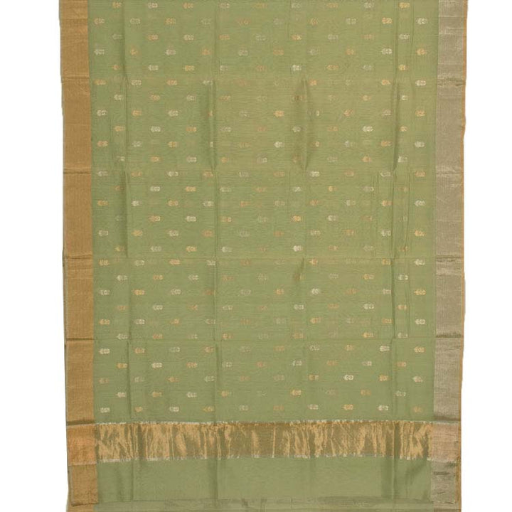 Handloom Chanderi Silk Cotton Saree 10045219