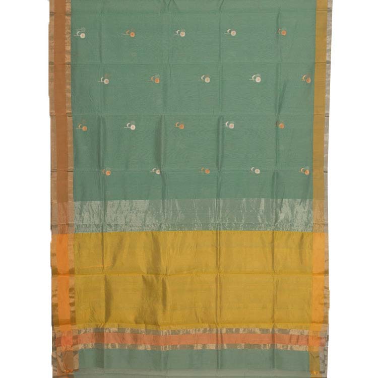 Handloom Chanderi Silk Cotton Saree 10045225