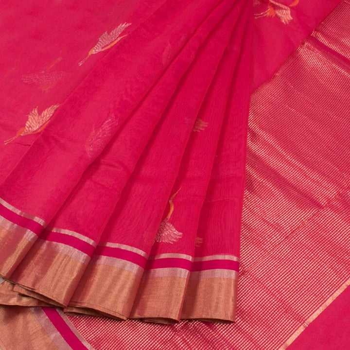 Handloom Chanderi Silk Cotton Saree 10050592
